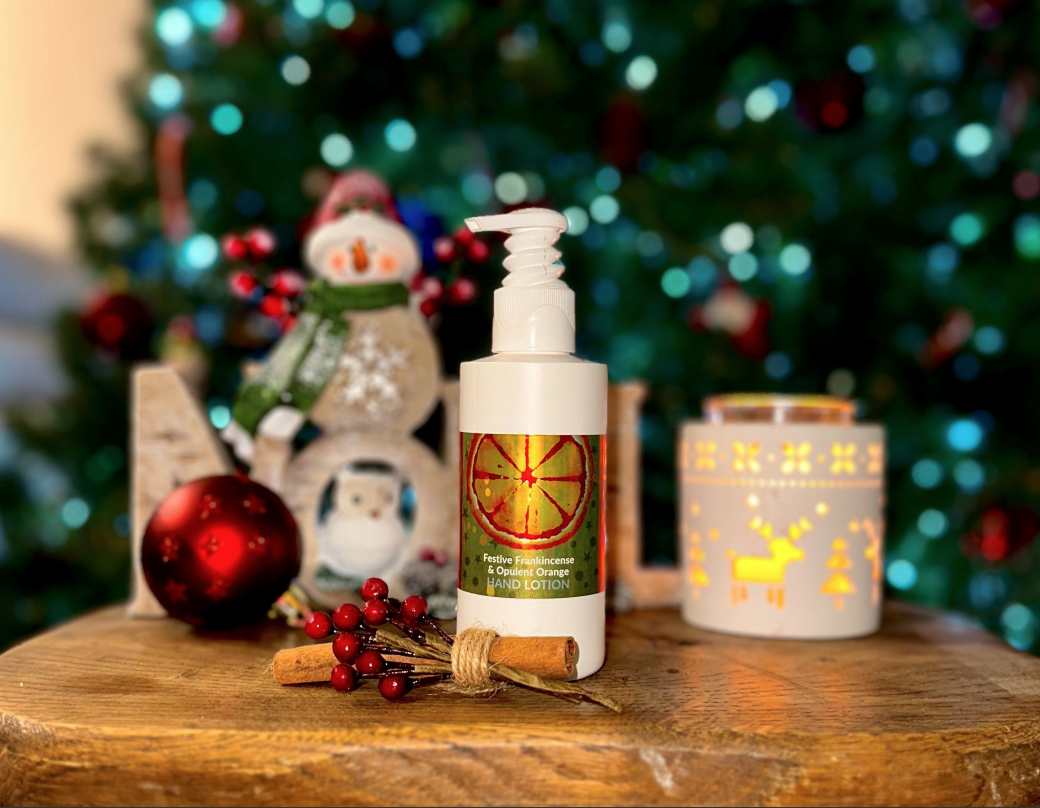 Festive Frankincense and Opulent Orange Hand lotion